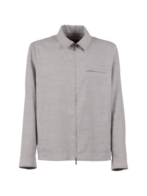 Peserico zip-up shirt jacket
