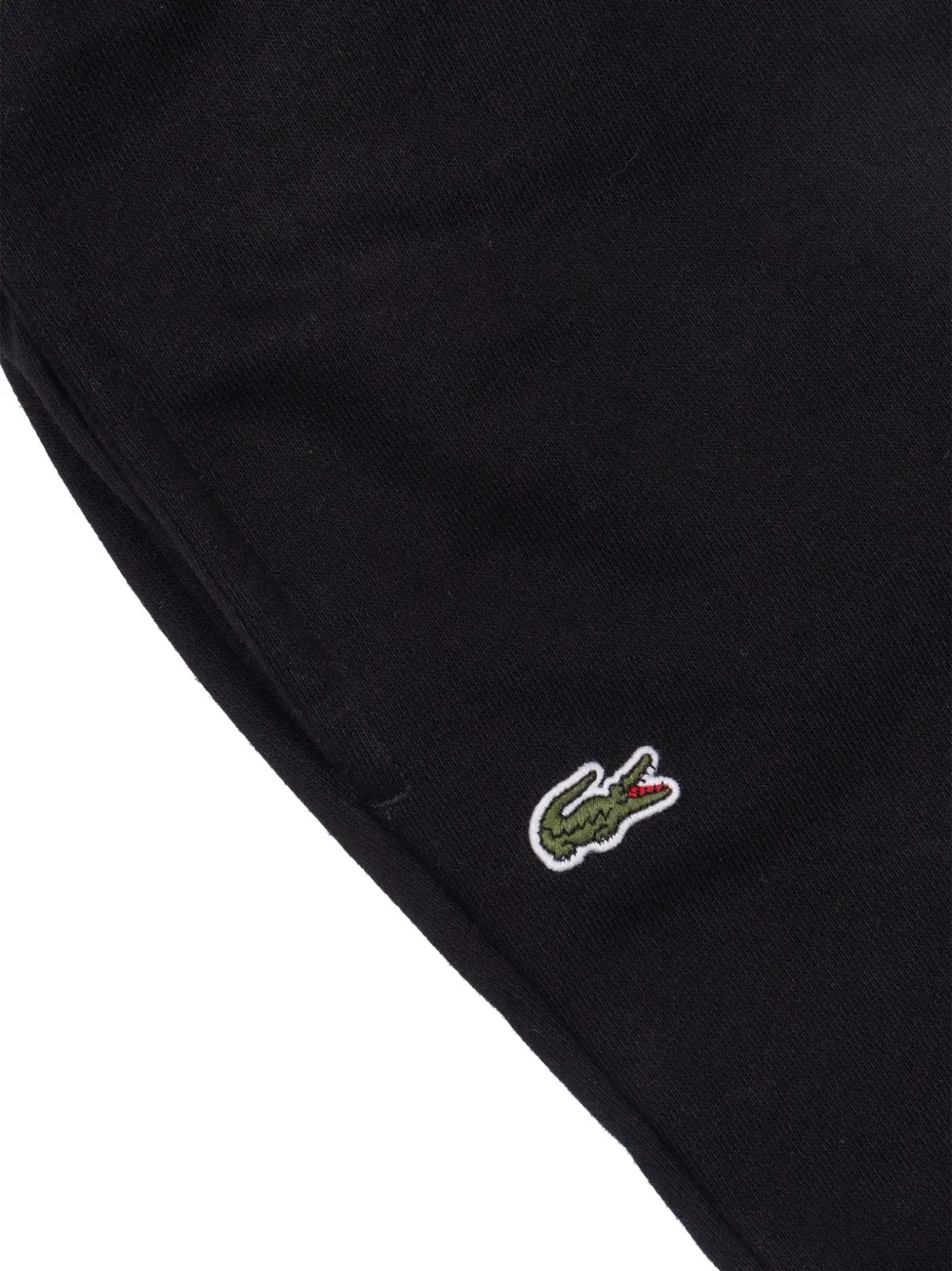 Lacoste Kids Jersey shorts met logopatch Zwart