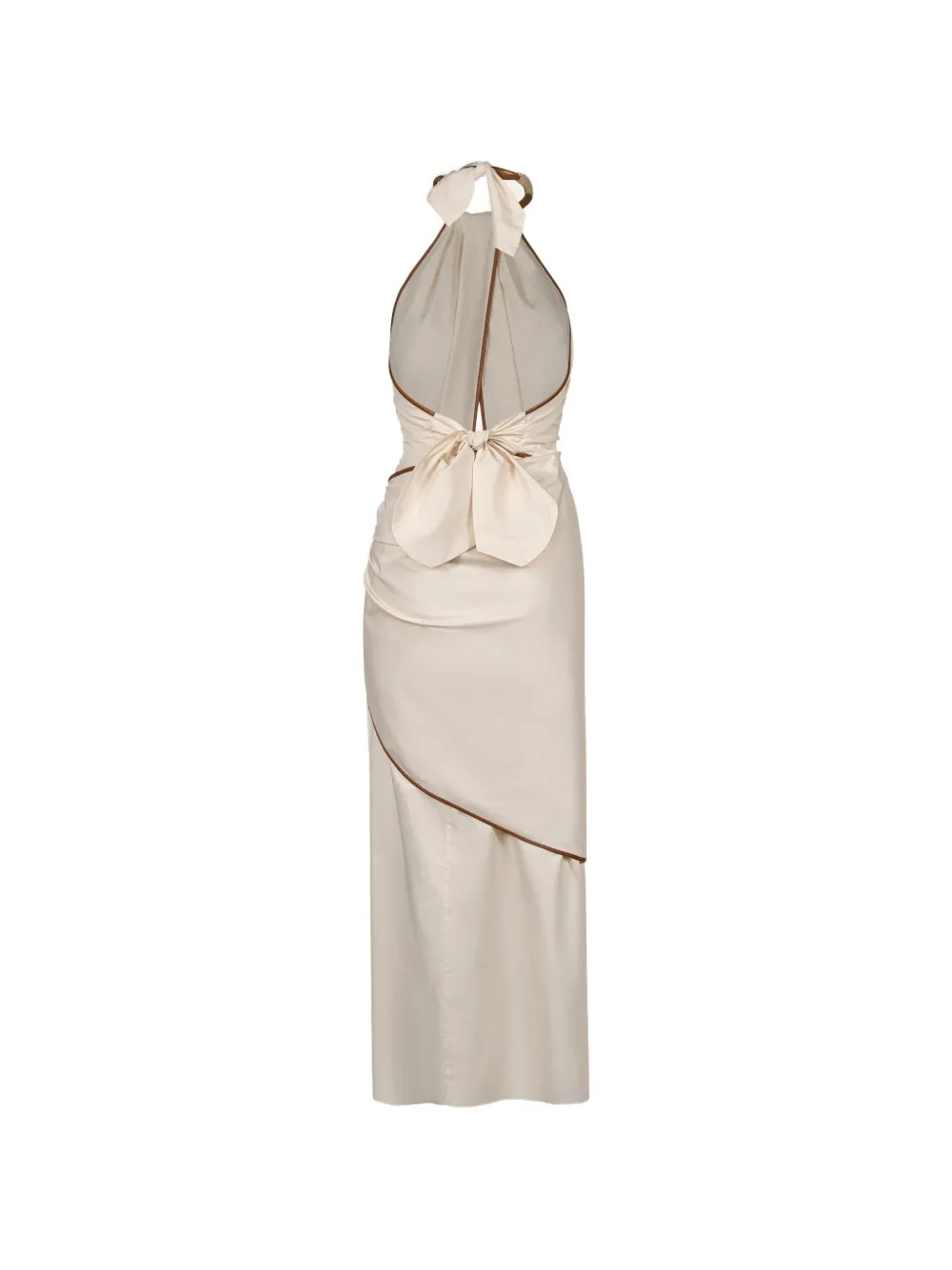 Johanna Ortiz Centro Del Cielo midi-jurk Beige