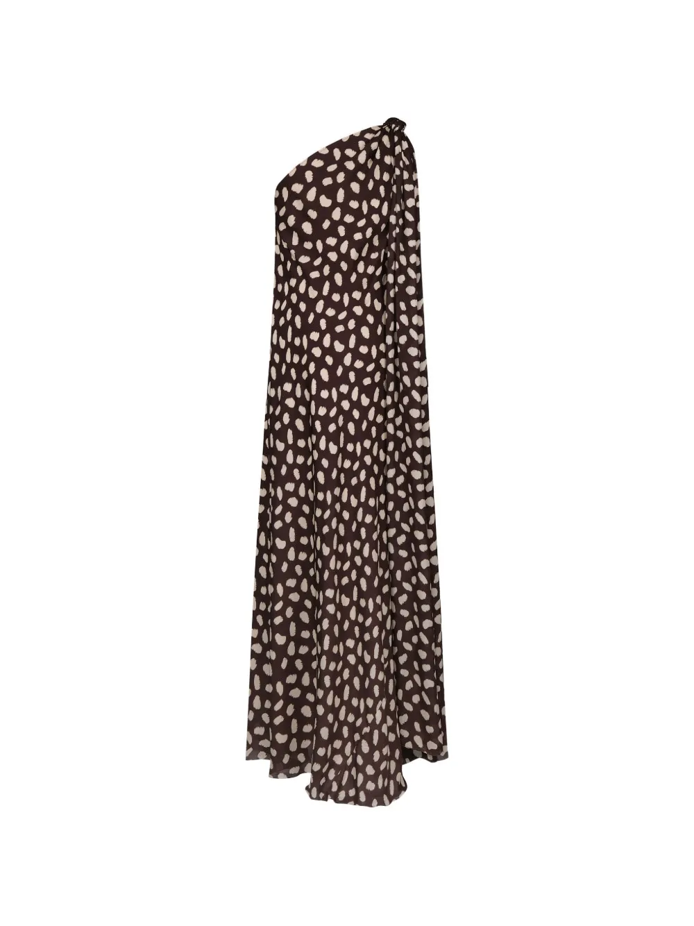 Johanna Ortiz Elegant Freedom maxi-jurk met print Bruin
