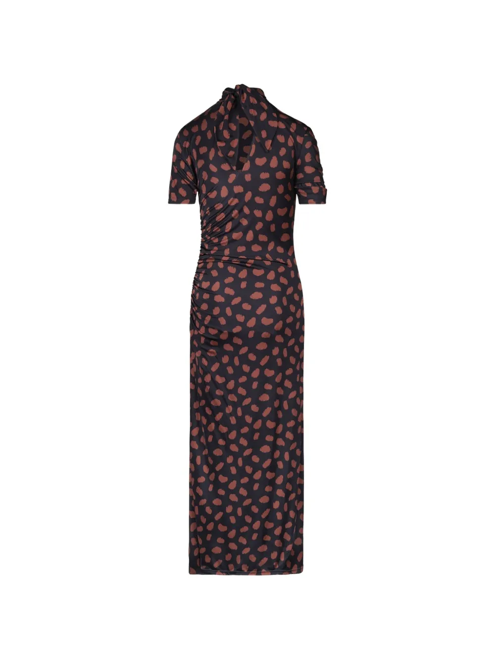 Serene Safari Printed Midi Dress