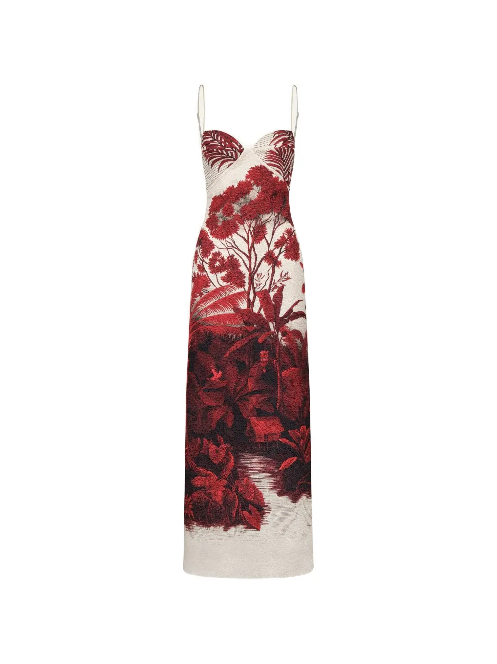 Plentiful Qualities Floral-Pattern Midi Dress