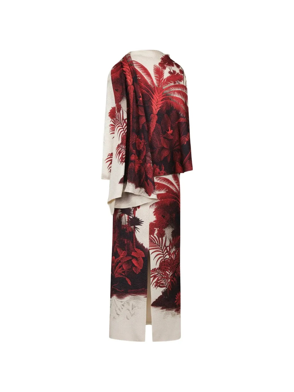 Plentiful Qualities Floral-Pattern Midi Dress