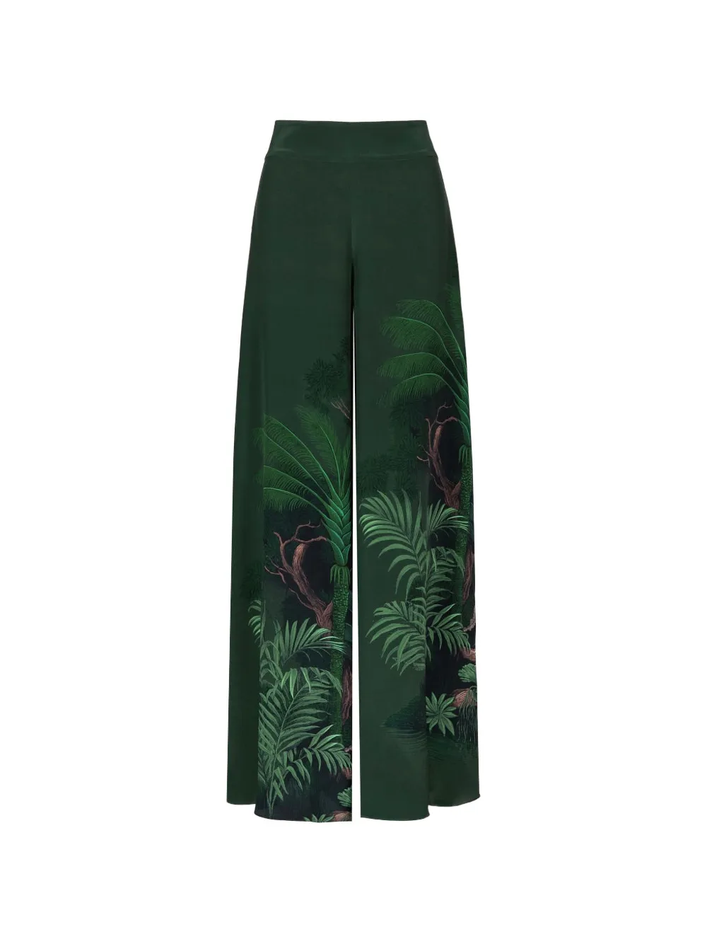 Johanna Ortiz Musical floral-pattern trousers - Verde