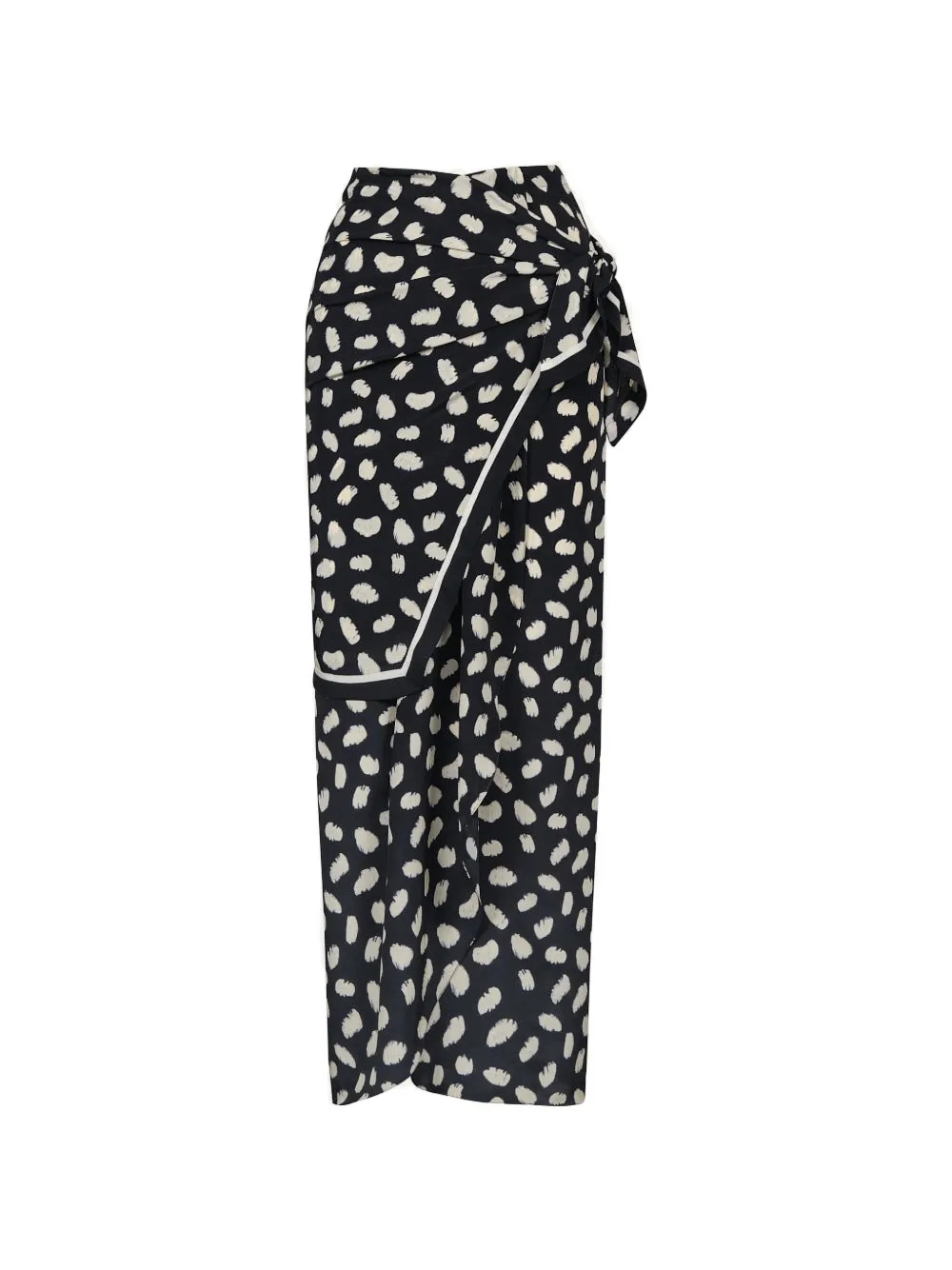 Johanna Ortiz Captivation printed midi skirt - Nero