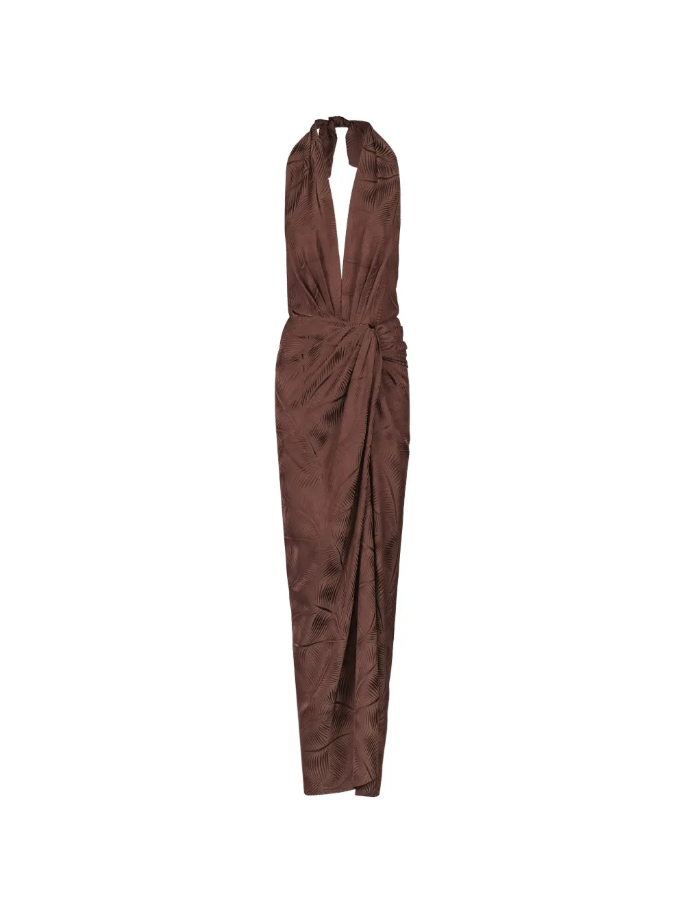 Johanna Ortiz Wildly Beautiful maxi-jurk Bruin