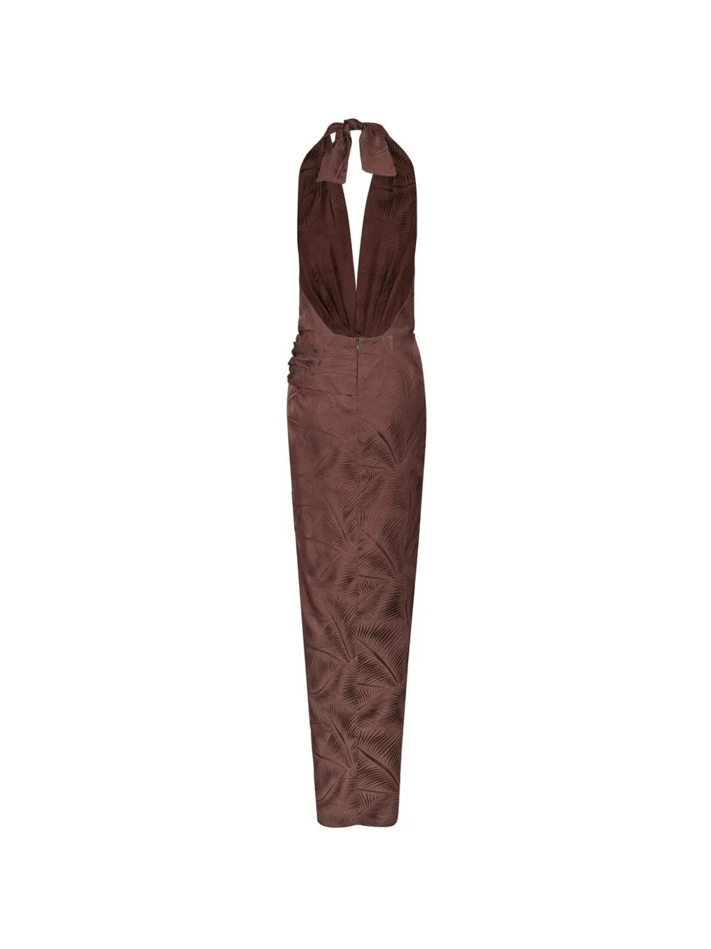 Johanna Ortiz Wildly Beautiful maxi-jurk Bruin