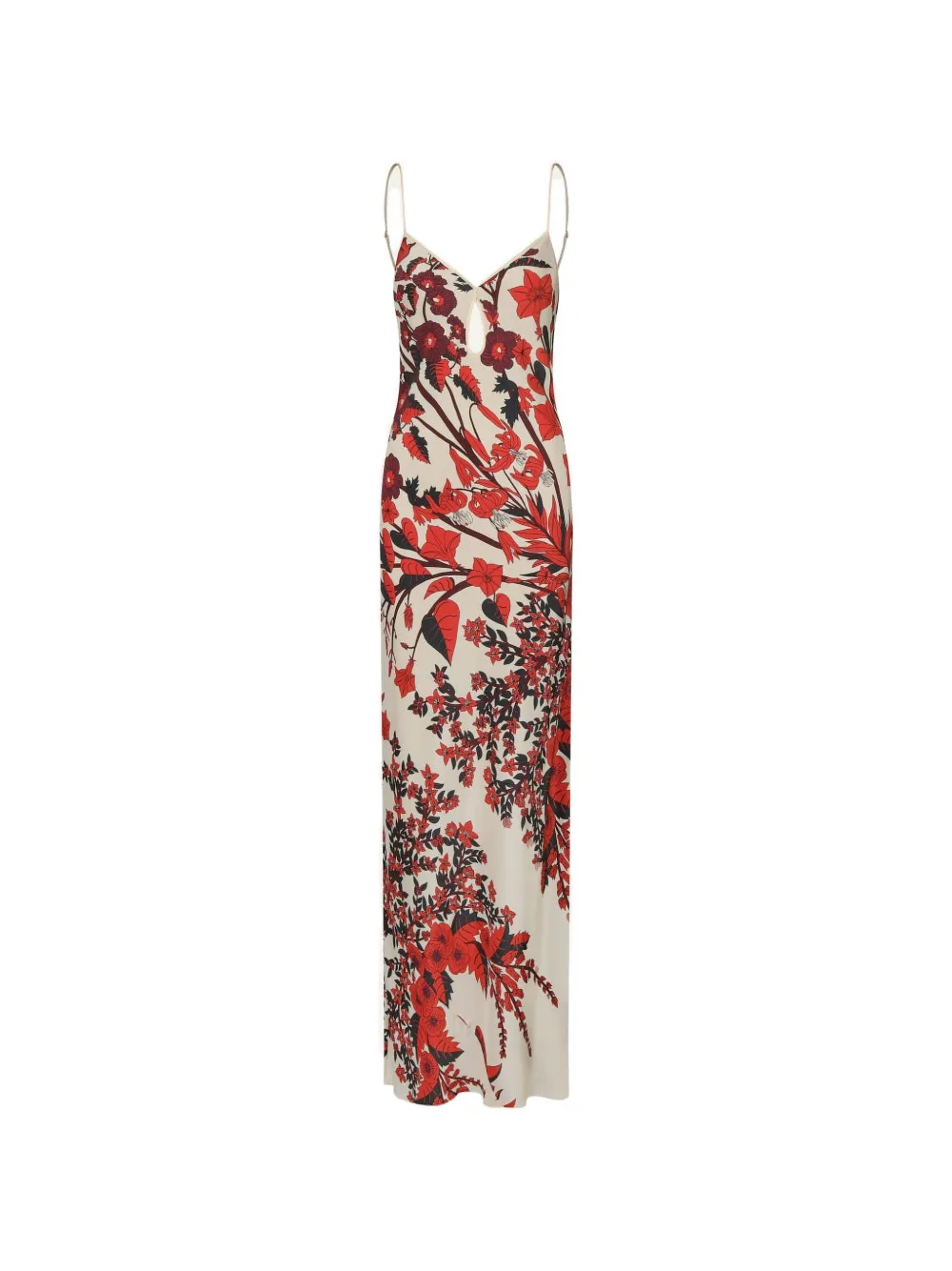 Johanna Ortiz Clean Reinterpretation maxi-jurk met bloemenprint Beige