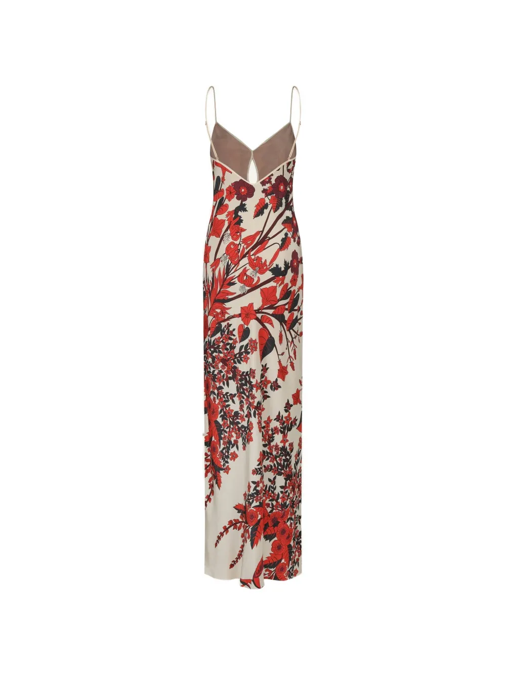 Johanna Ortiz Clean Reinterpretation maxi-jurk met bloemenprint Beige