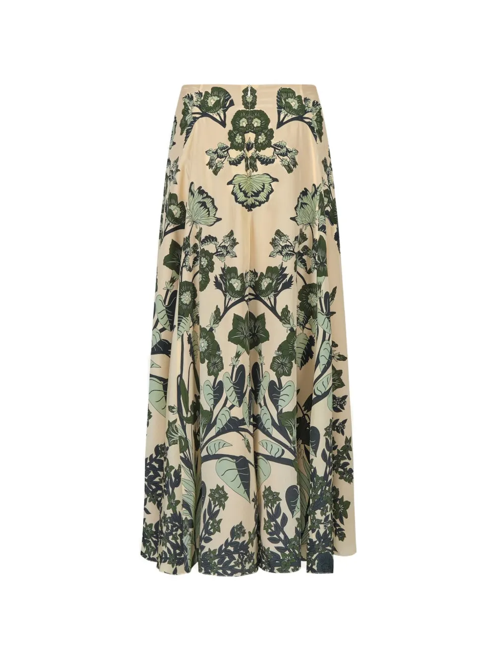 Poems Of The Sea Floral-Print Midi Skirt