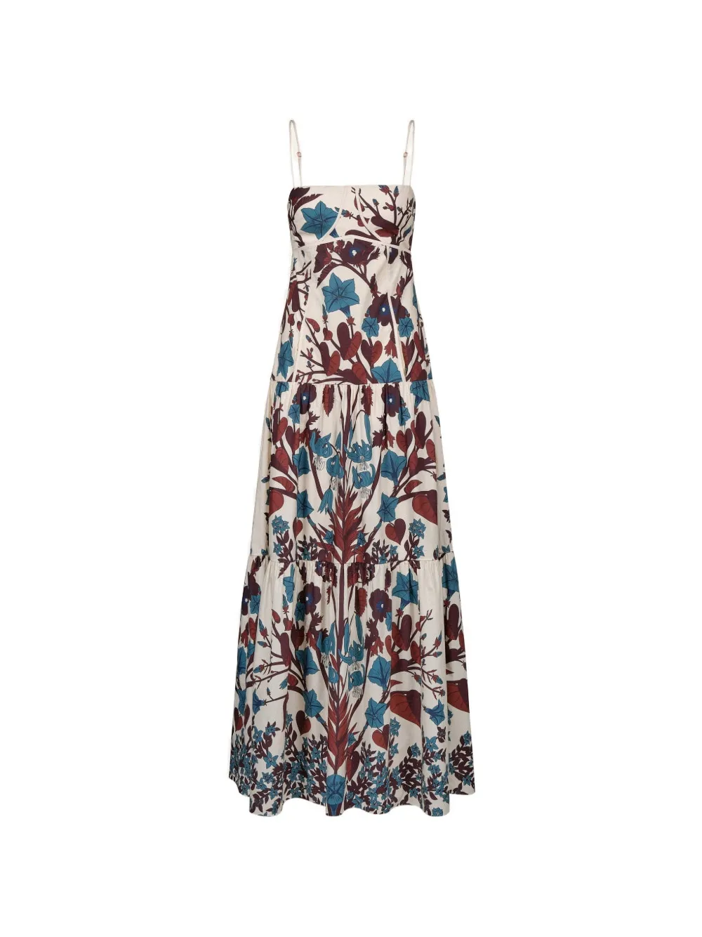 Johanna Ortiz Simbólico floral-pattern maxi dress - Nude