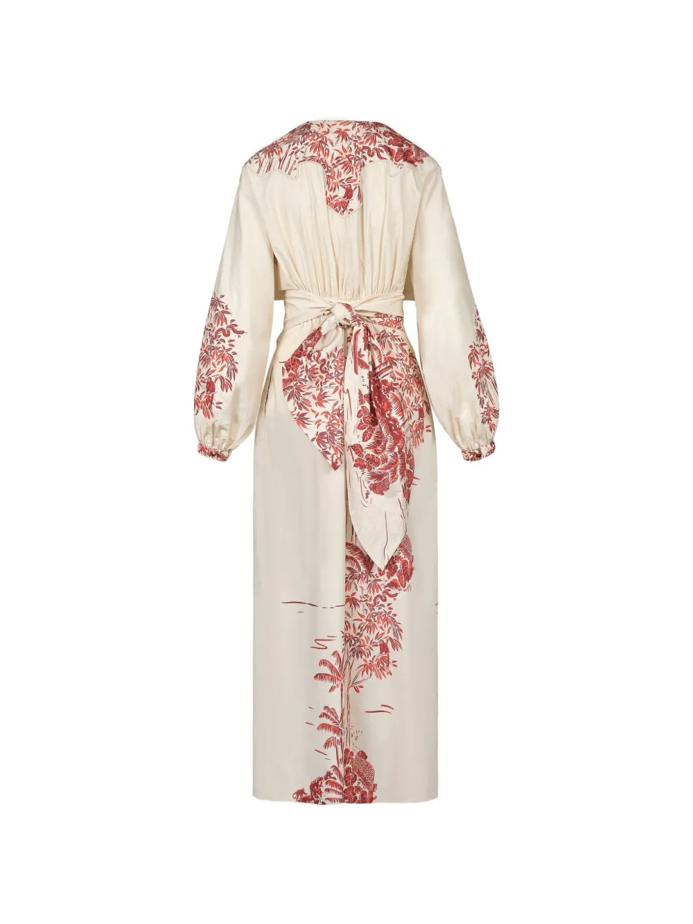 Johanna Ortiz Andar Aventurero midi-jurk Beige