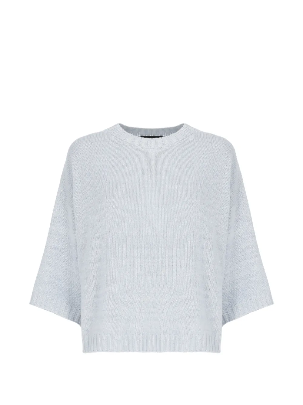 Fabiana Filippi short-sleeve knitted sweater - Blau
