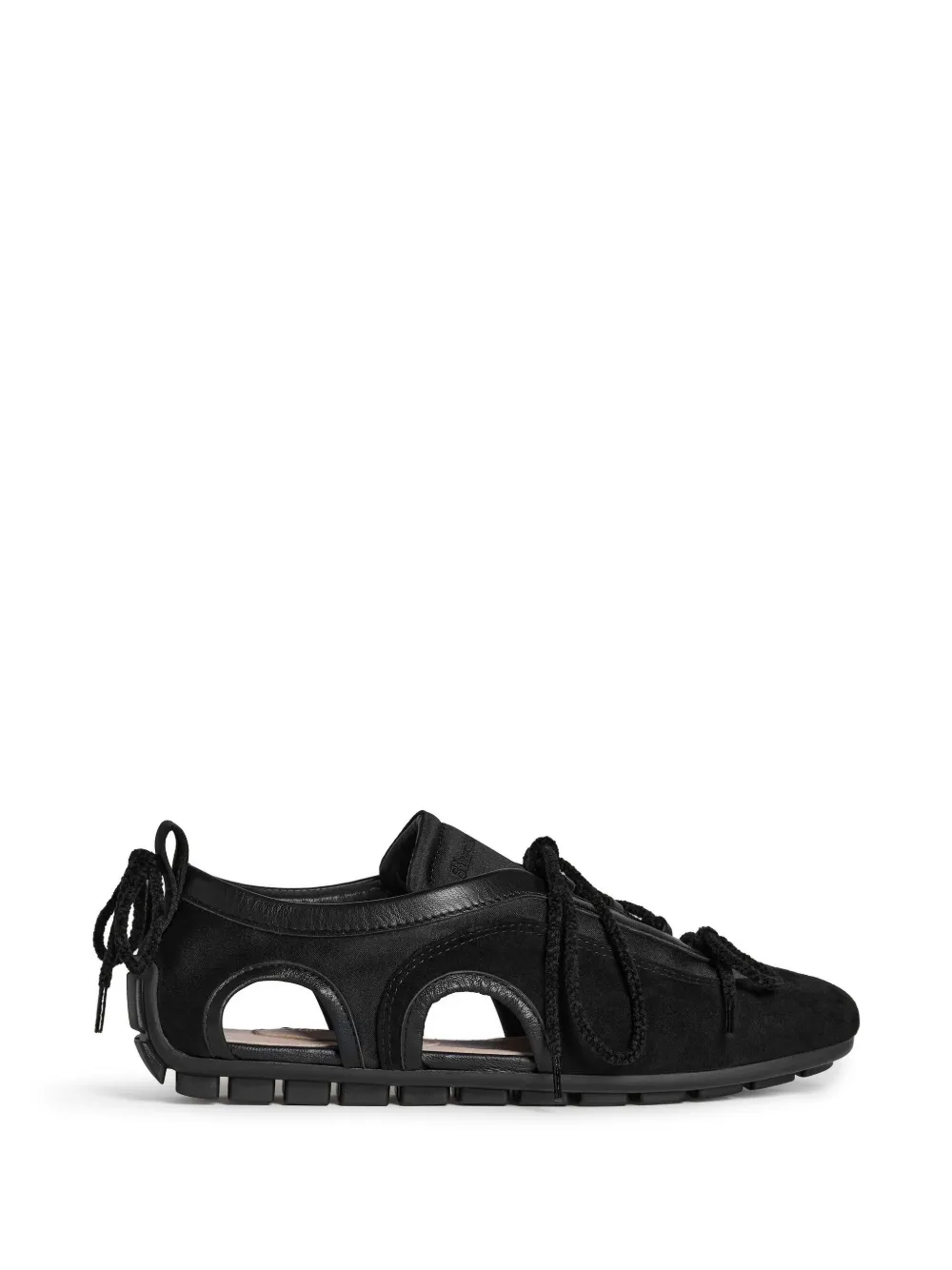 Simone Rocha cut-out ballerina sneakers - Nero
