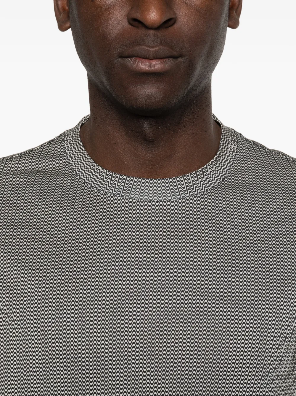 Emporio Armani T-shirt met patroon Grijs