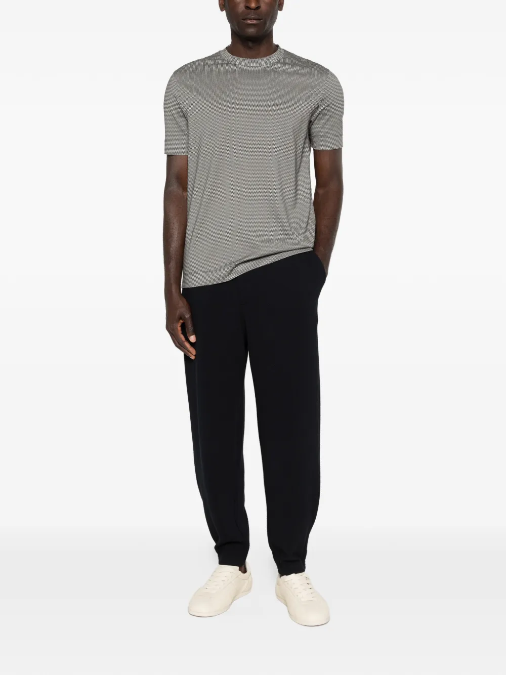 Emporio Armani T-shirt met patroon Grijs