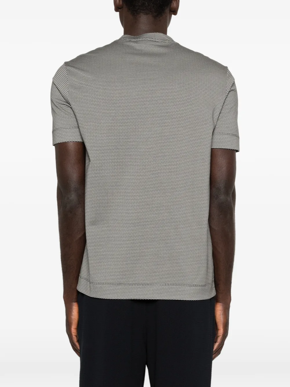 Emporio Armani T-shirt met patroon Grijs
