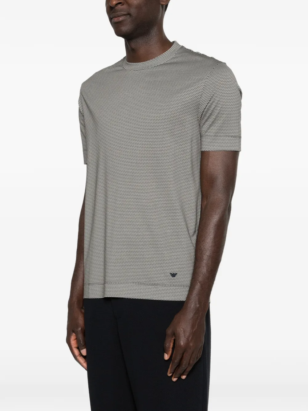 Emporio Armani T-shirt met patroon Grijs