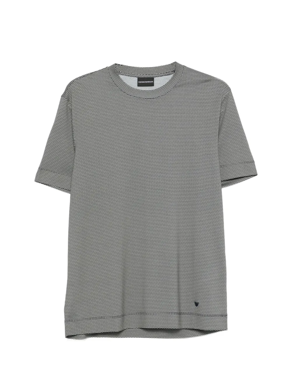 Emporio Armani patterned short-sleeve T-shirt - Grigio