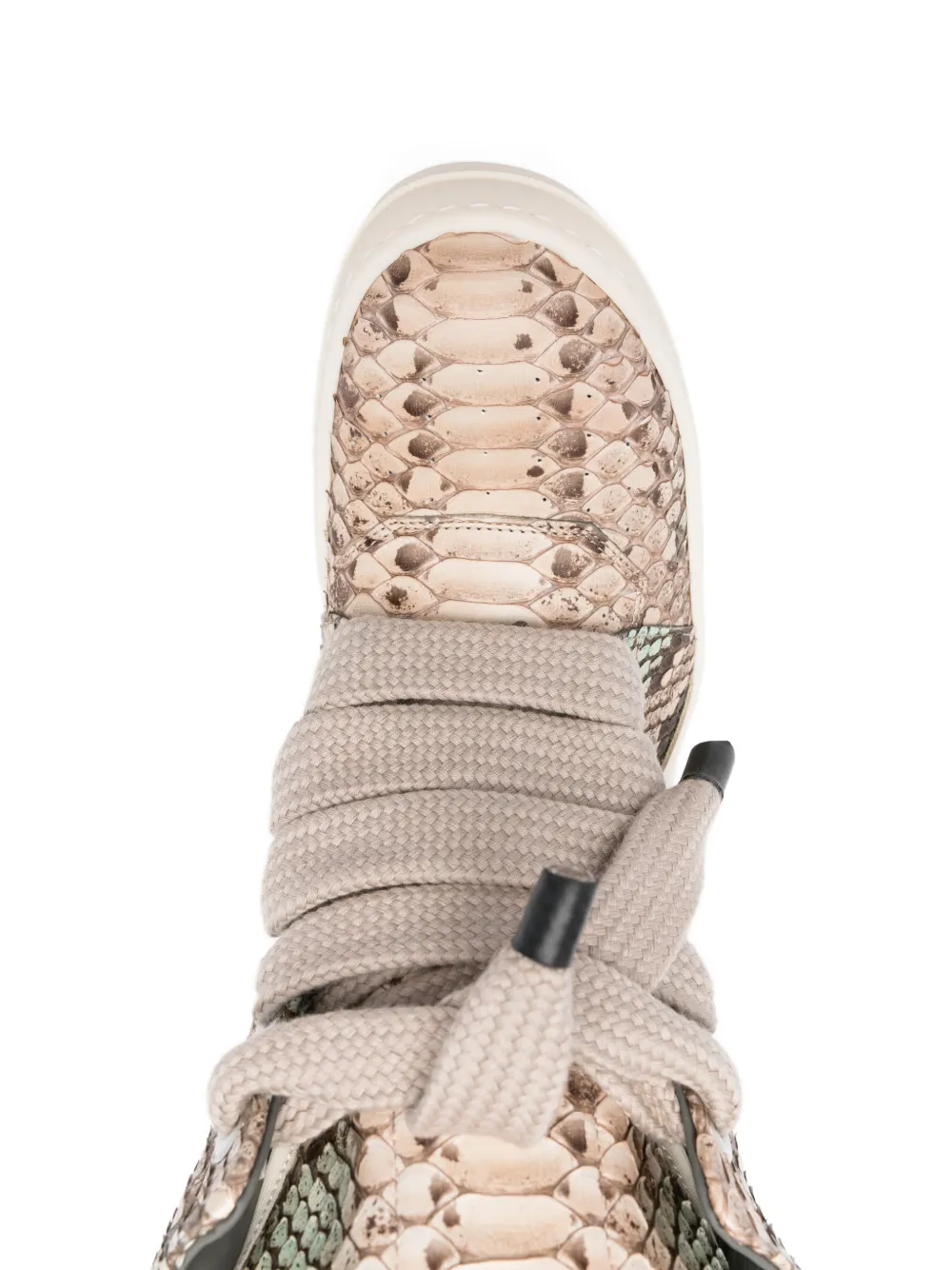 Rick Owens Jumbolace Geobasket sneakers Beige