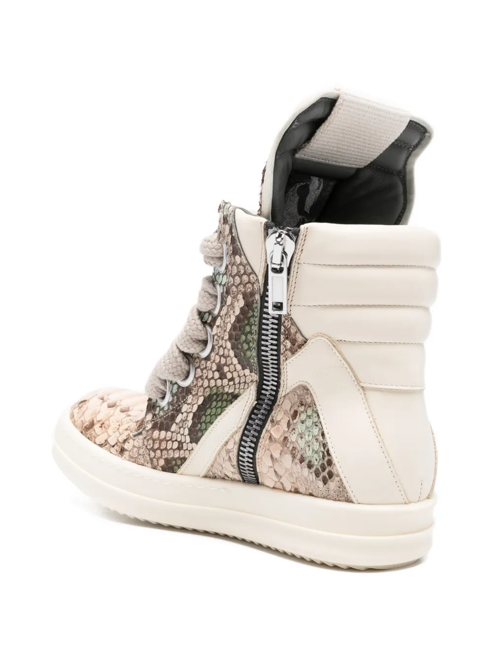 Rick Owens Jumbolace Geobasket sneakers Beige