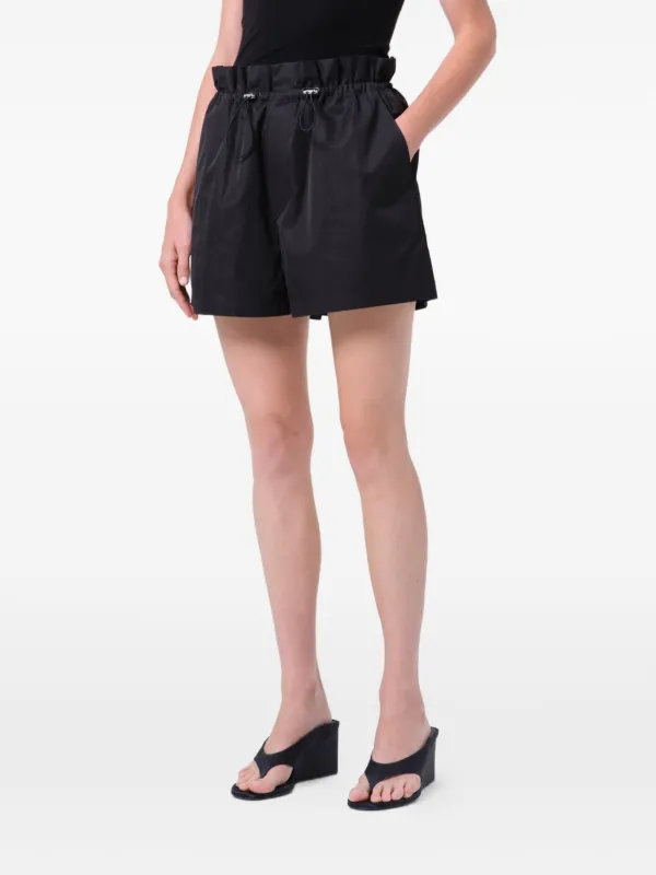 Agolde Lydia Drawstring-fastening Shorts in Black