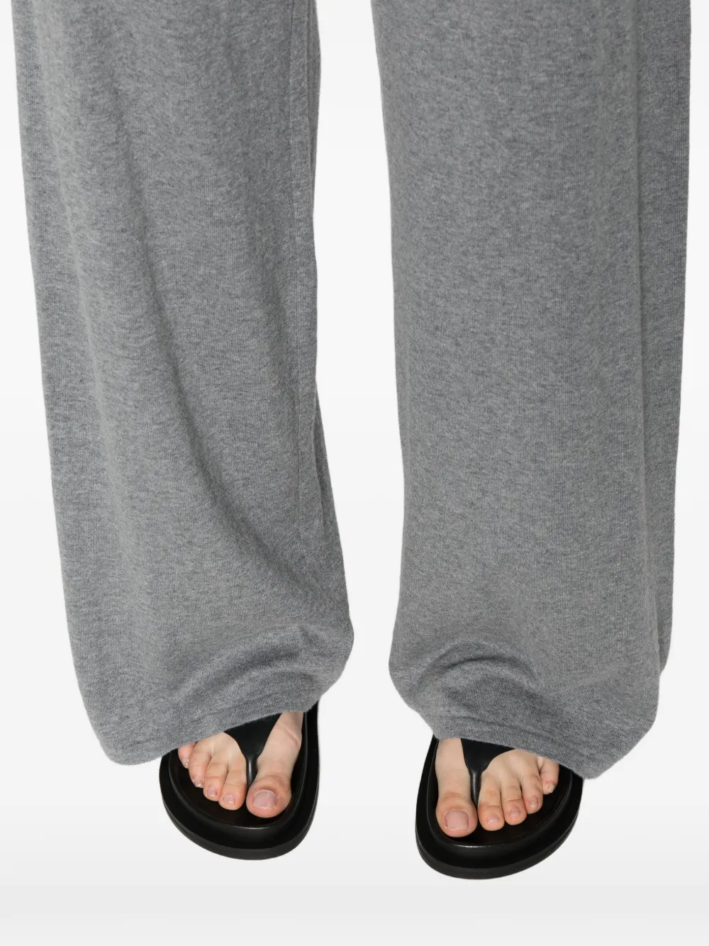 Lisa Yang Aina gebreide broek Grijs