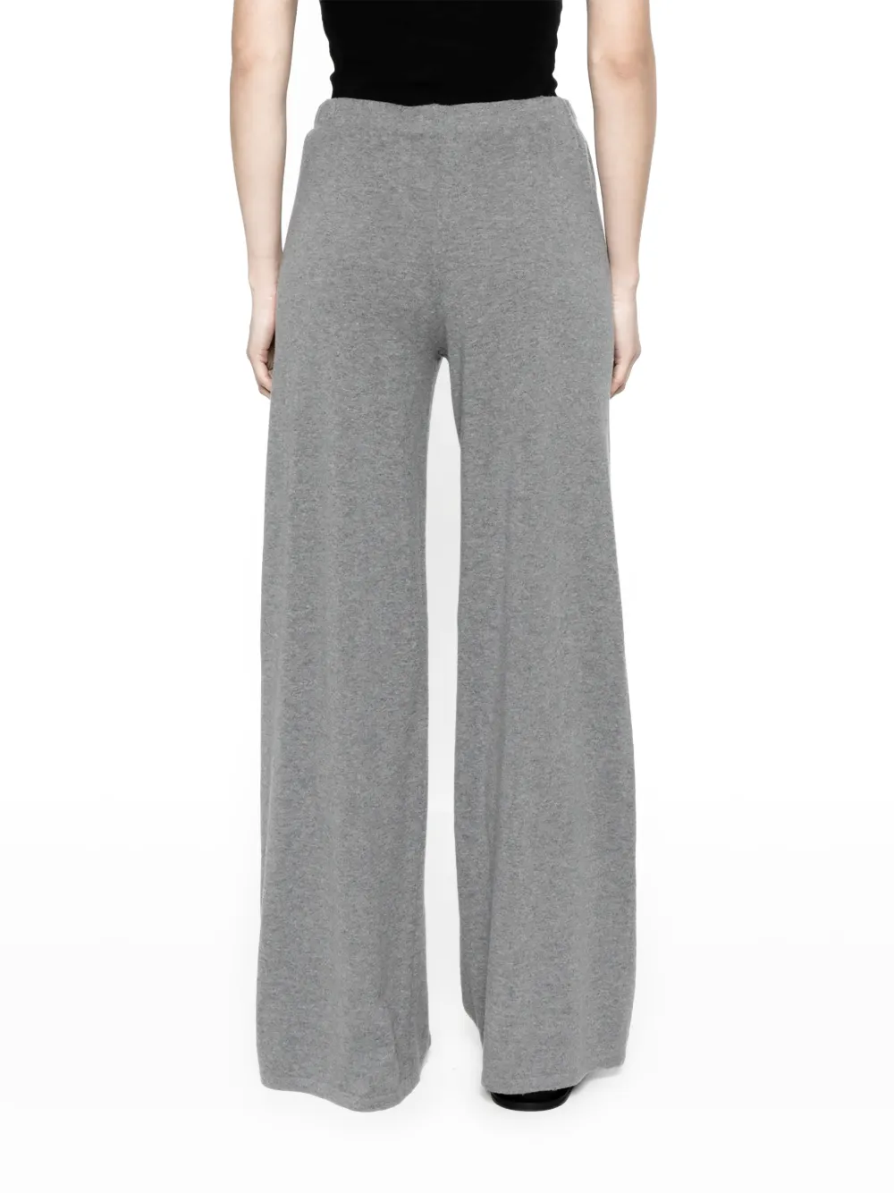 Lisa Yang Aina gebreide broek Grijs