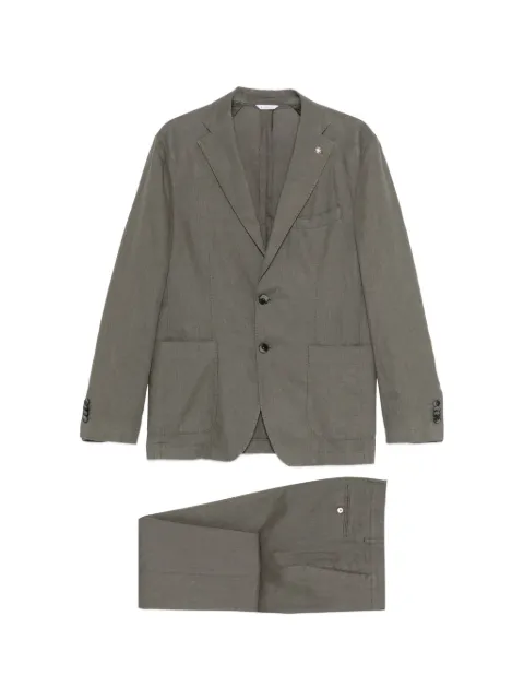 Manuel Ritz patch-pocket single-breasted suit