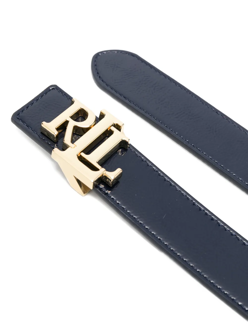 Lauren Ralph Lauren Riem met logogesp Blauw