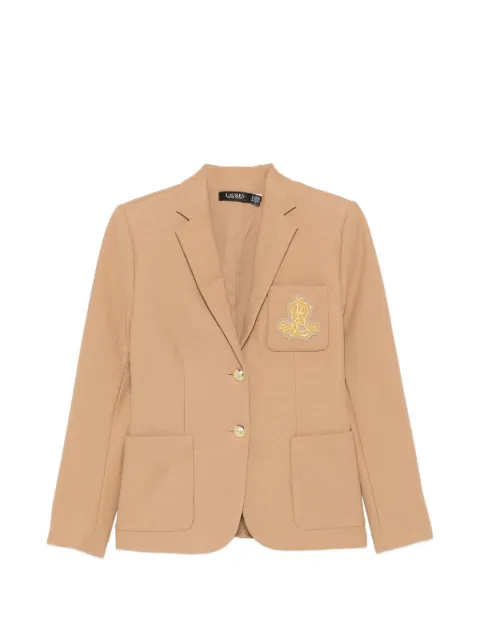 Lauren Ralph Lauren blazer à broderies et poche poitrine