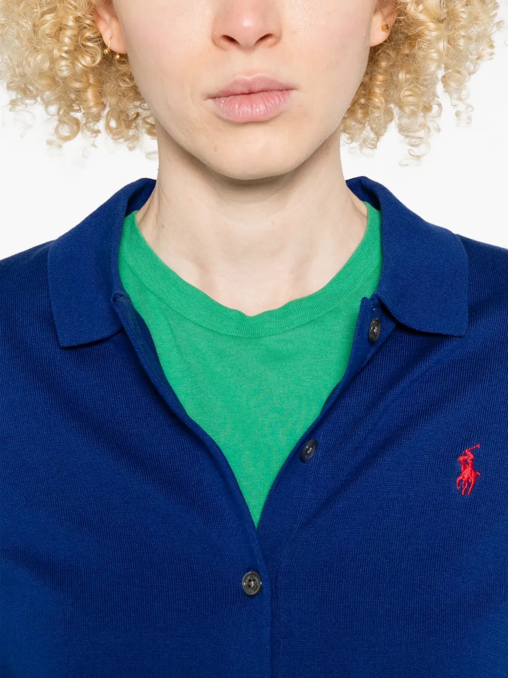 Polo Ralph Lauren Vest met knopen Blauw