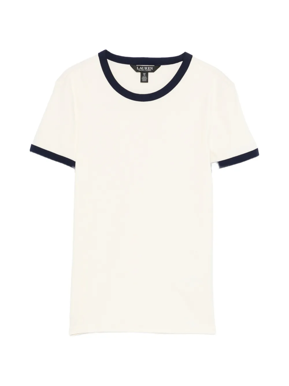 Lauren Ralph Lauren crew-neck trim T-shirt - Toni neutri