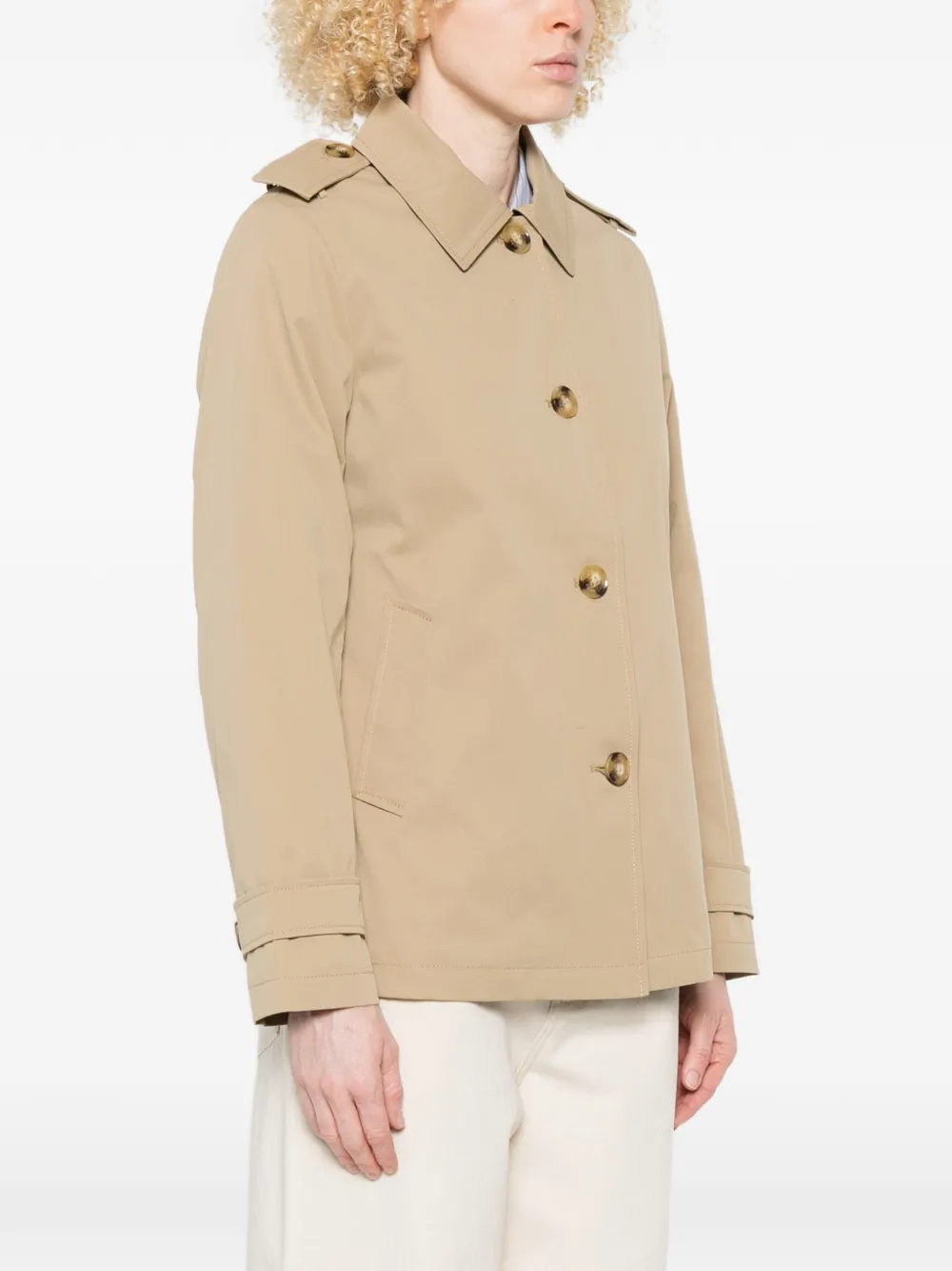 Lauren Ralph Lauren Buttoned Jacket - Neutrals 