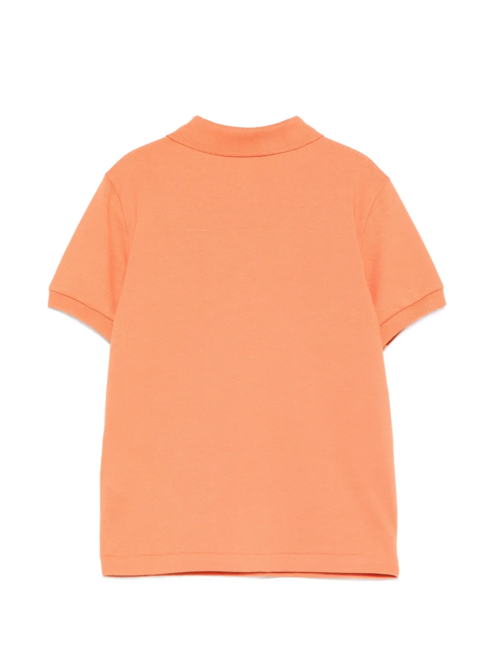 Lacoste Kids Poloshirt met piqué textuur Oranje