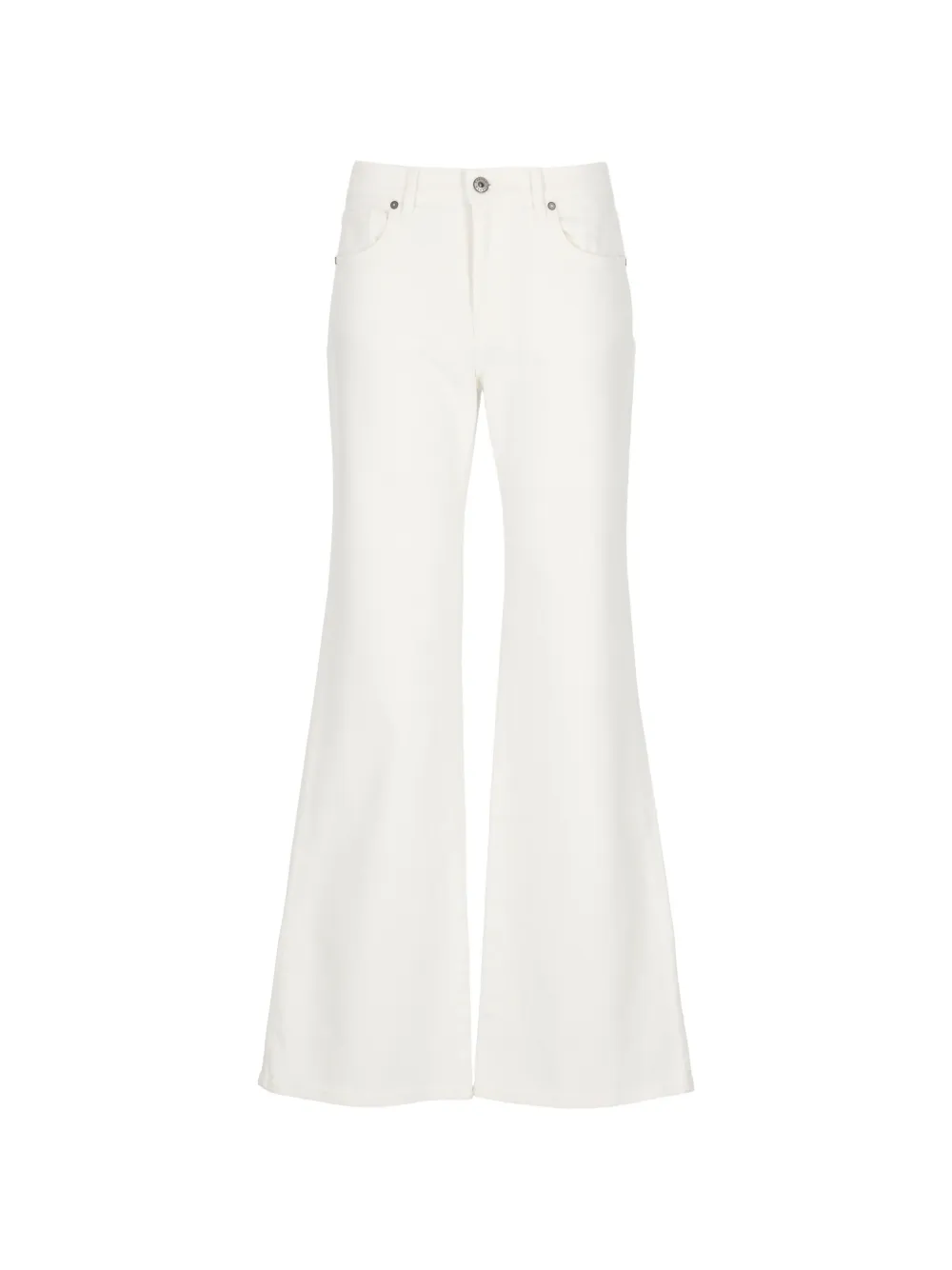 P.A.R.O.S.H. belt-loops five-pockets jeans - Bianco