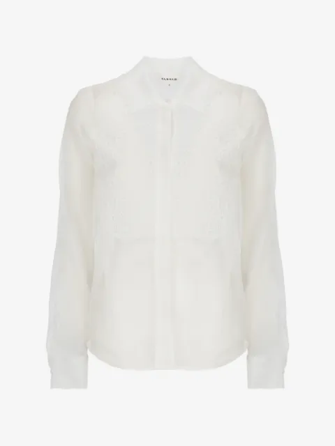 P.A.R.O.S.H. floral lace shirt