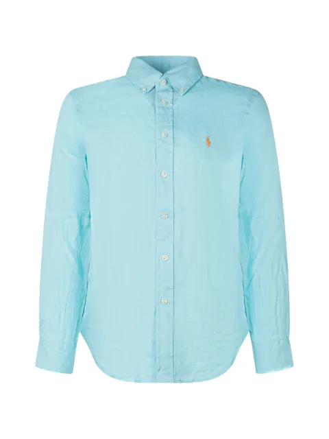 POLO RALPH LAUREN KIDS chemise à logo poitrine