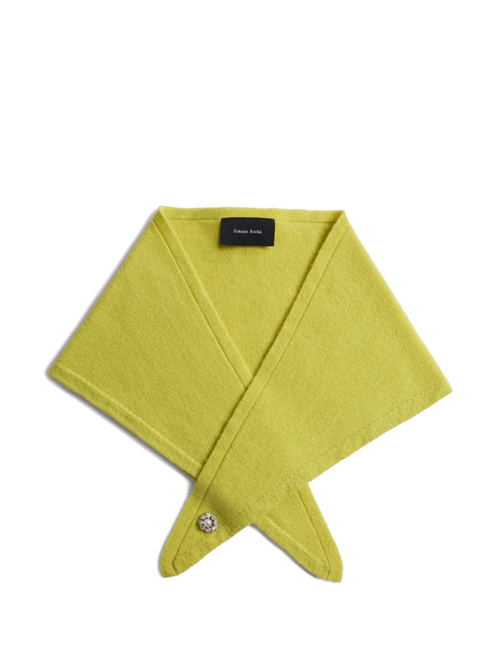 Simone Rocha Sciarpa in cashmere - Verde
