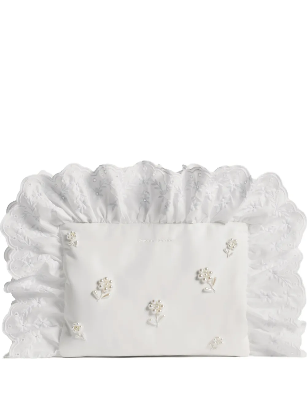 Simone Rocha Pillowcase Clutch Bag In White