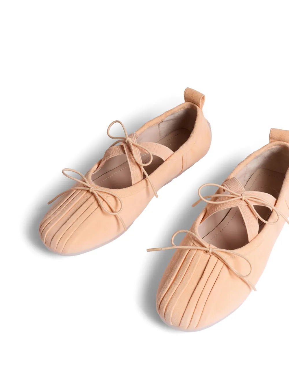 Simone Rocha Ballerina's met elastische band Beige