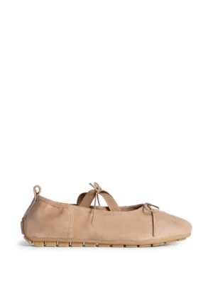 Miu Miu Buckled Ballet Pumps | Neutrals | FARFETCH CA