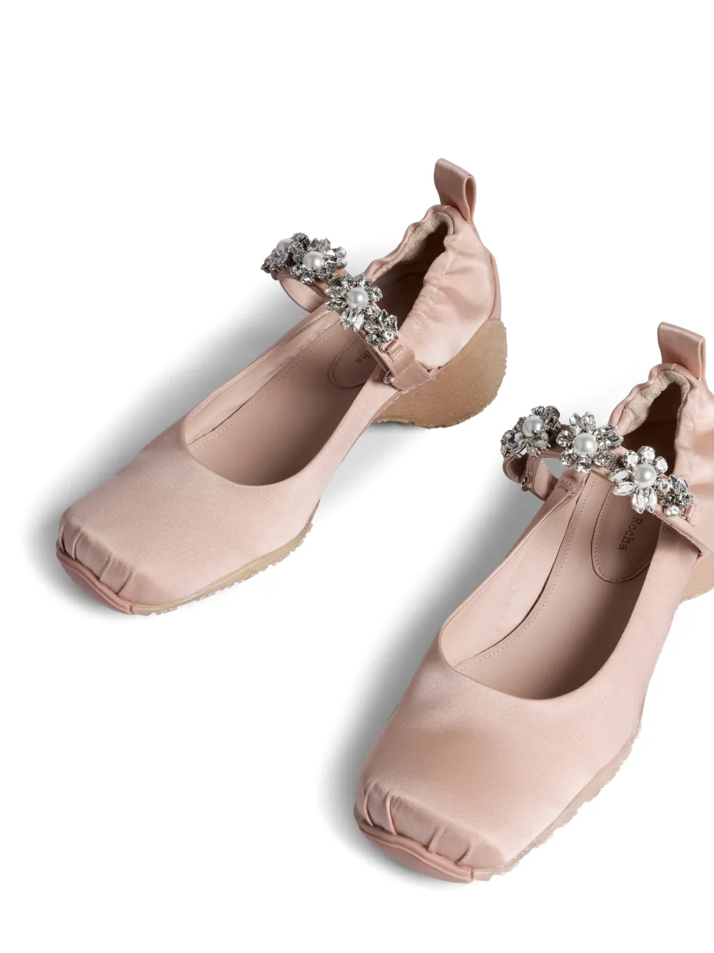 Simone Rocha Pumps verfraaid met parels Roze