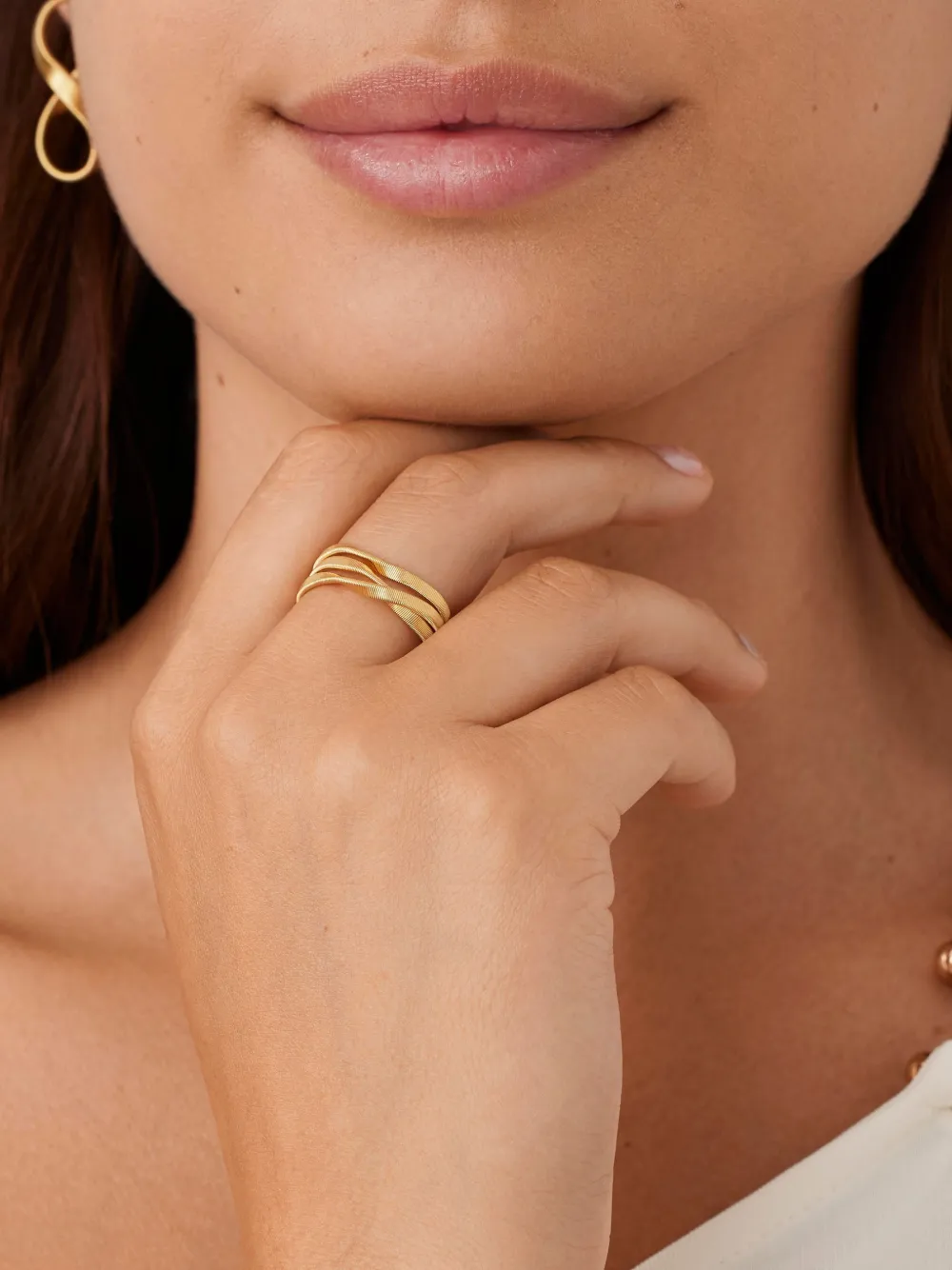 Marco Bicego three-strand ring - Oro