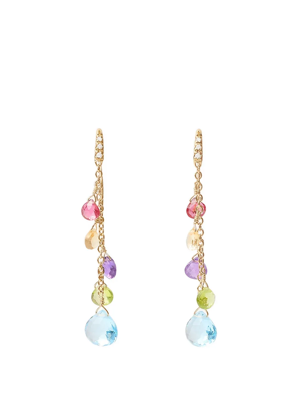 Marco Bicego multi-stone drop earrings - Oro