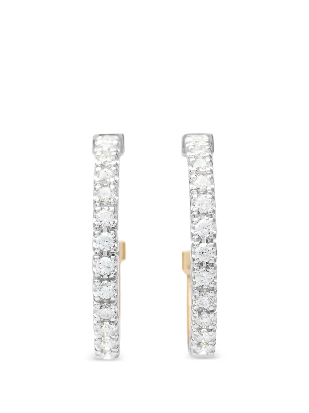 Marco Bicego diamond hoop earrings - Oro