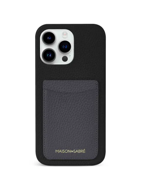 MAISON de SABRÉ leather iPhpne 14 Pro Max phone case