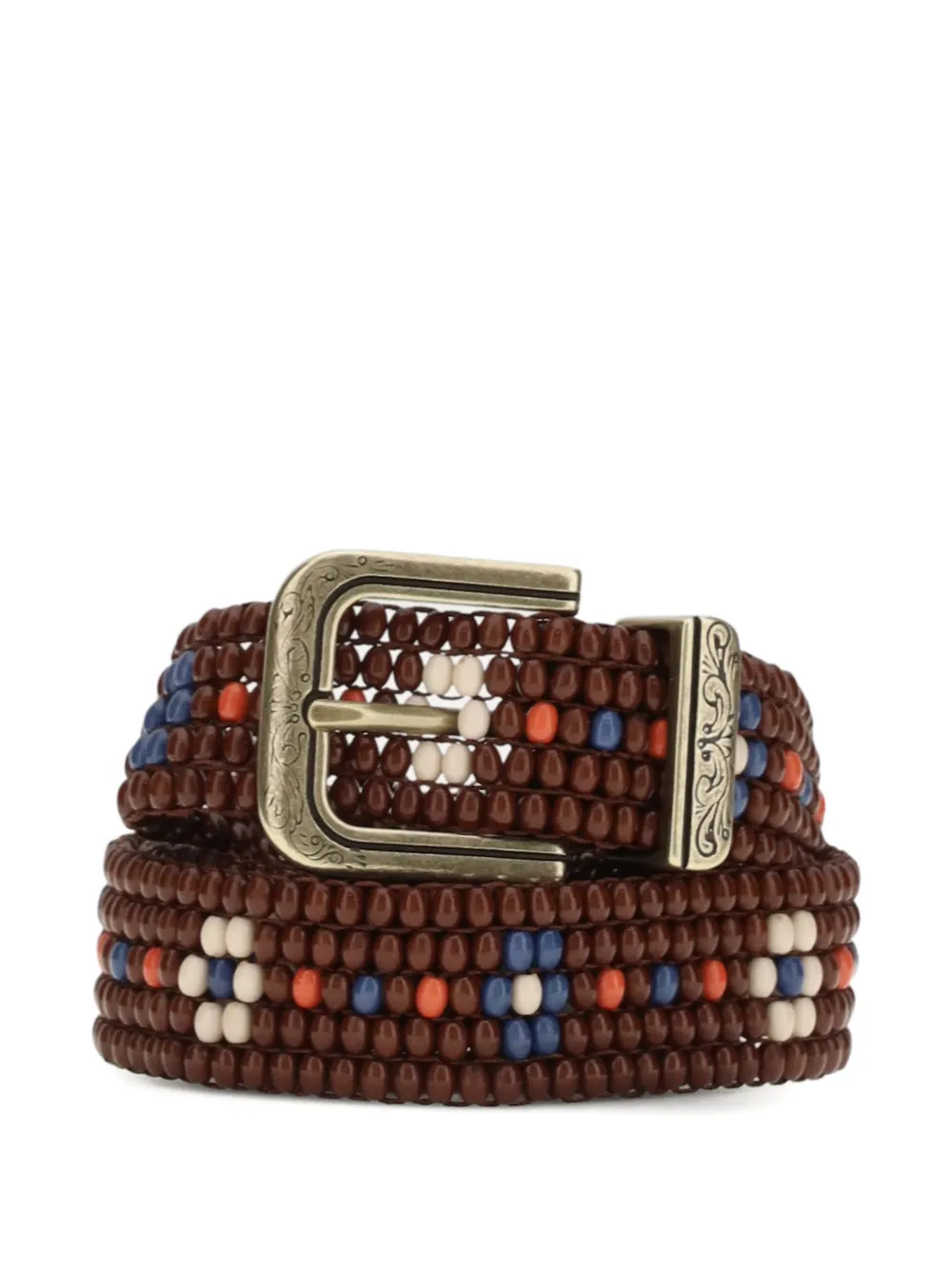 ETRO Riem met geborduurde kralen Bruin
