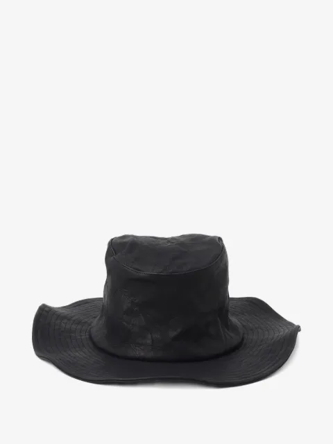 Yohji Yamamoto sombrero con diseño tonal
