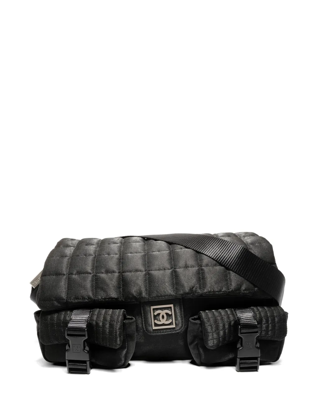 CHANEL Pre-Owned 2005-2006 Sports Line quilted shoulder bag - Nero